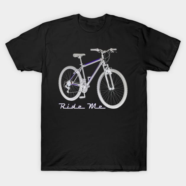 Ride Me - Bike T-Shirt by RainingSpiders